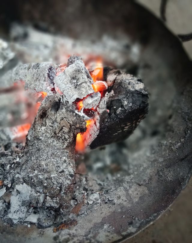 fire in winter for making body warm