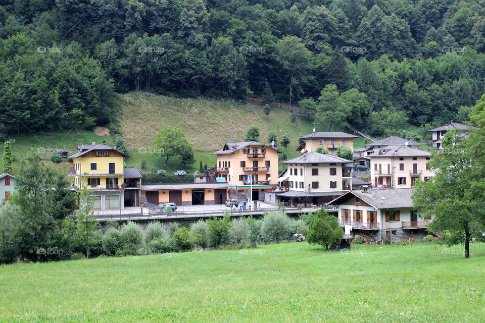 Italy, the village of Gandelino, province