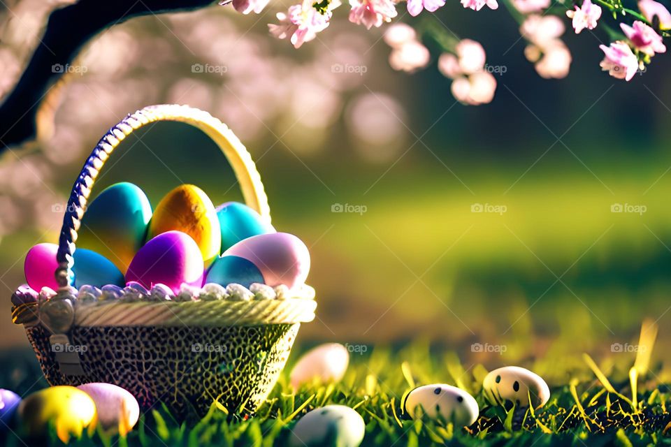 Easter, Easter feast, Easter eggs, colored eggs, Spring, Egg