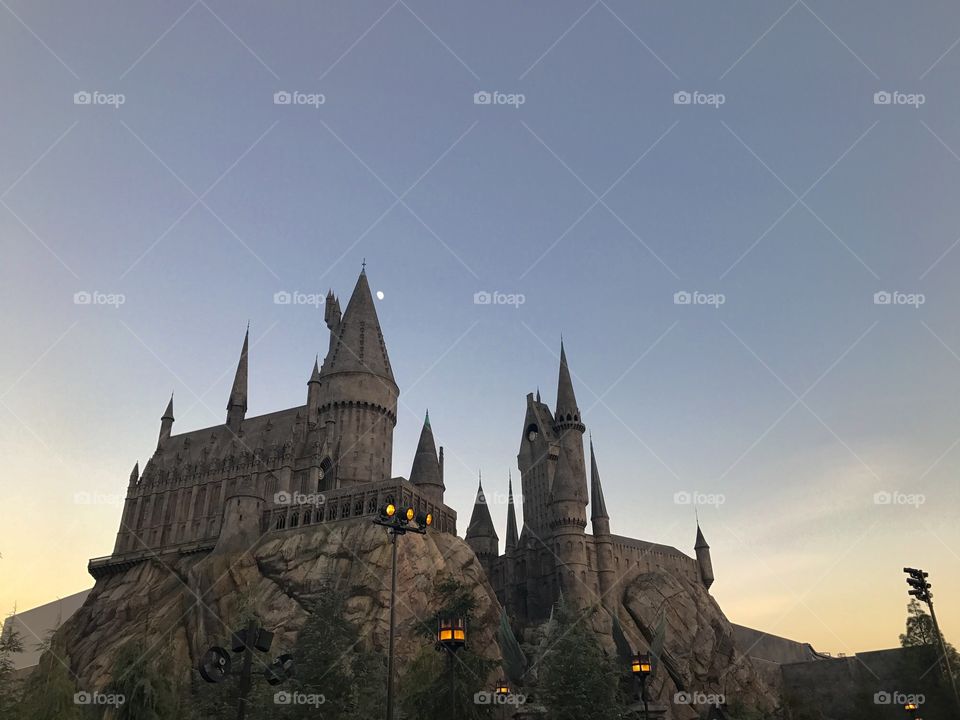 Sunset of Hogwarts 