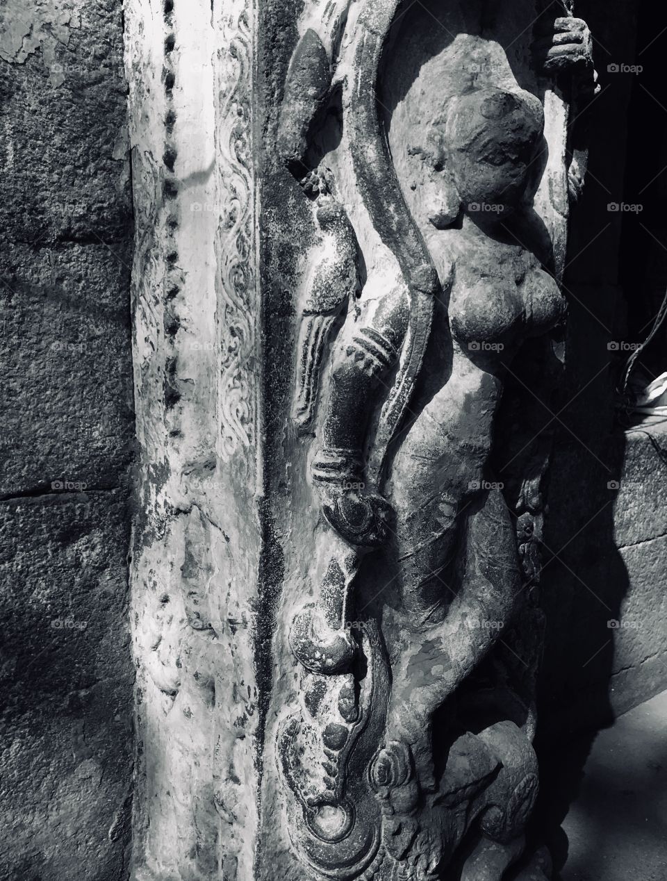 Sculptures in Hindu temple