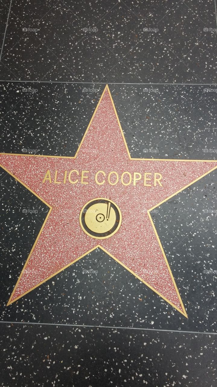 Alice Cooper's star