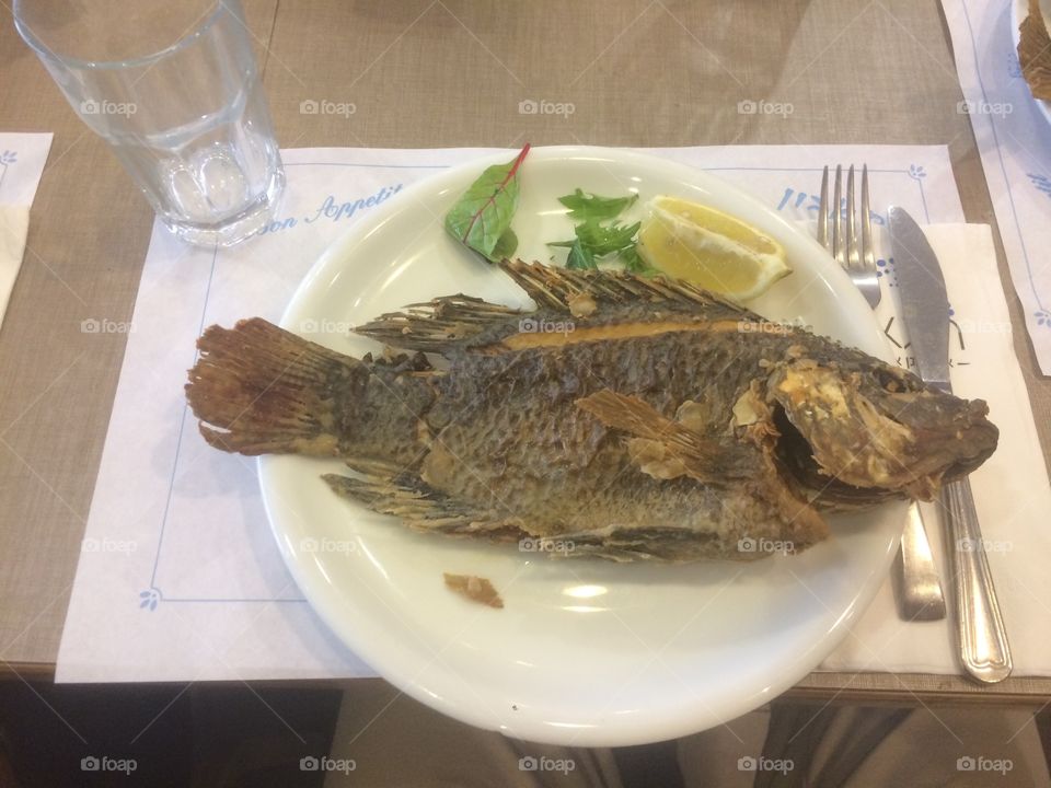 St. Peter Fish with Baby Spinach