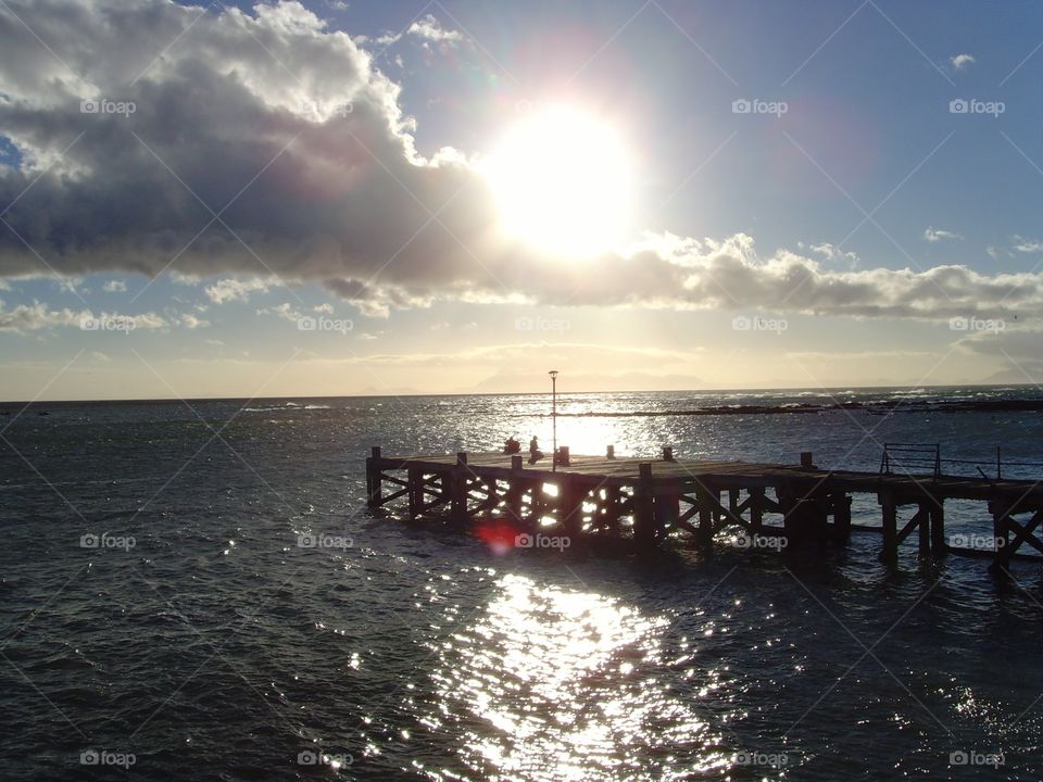 Pier sunset 