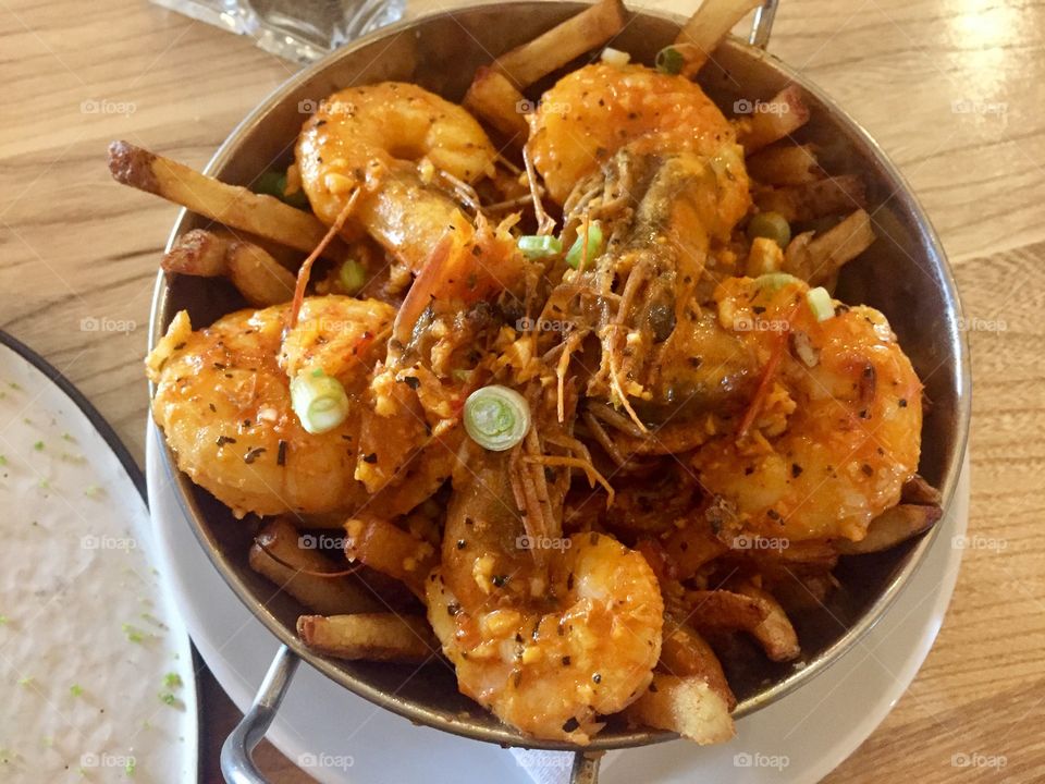 Cajun shrimp in NOLA