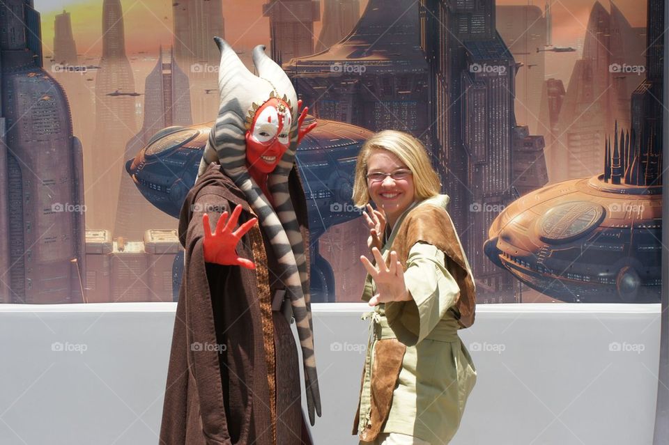 Shaak Ti and Padawan