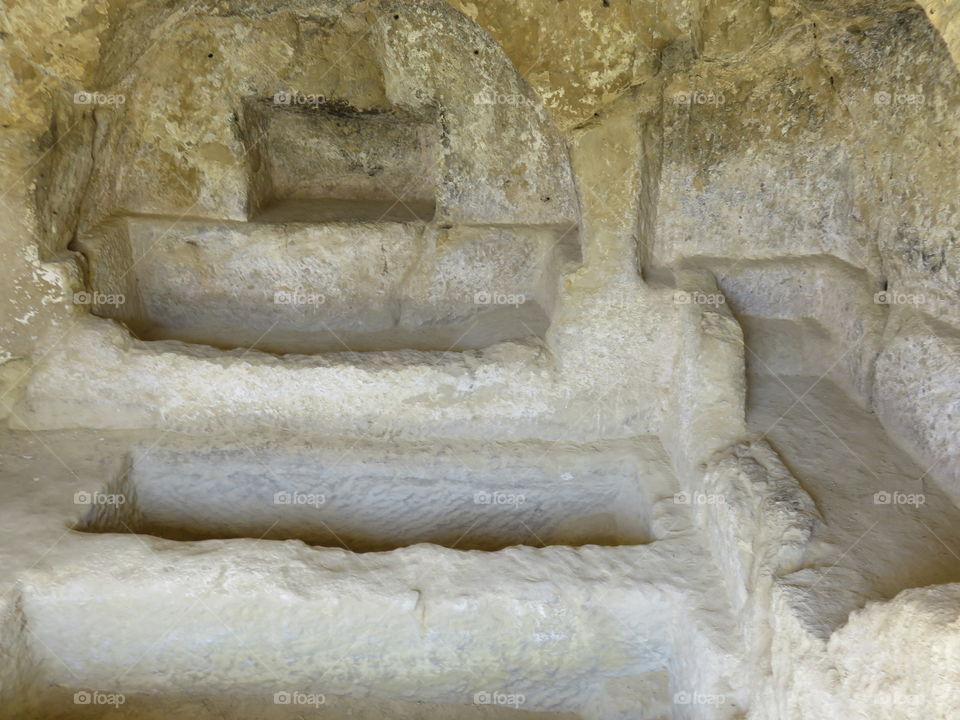 Ancient catacombs early christianity Crete