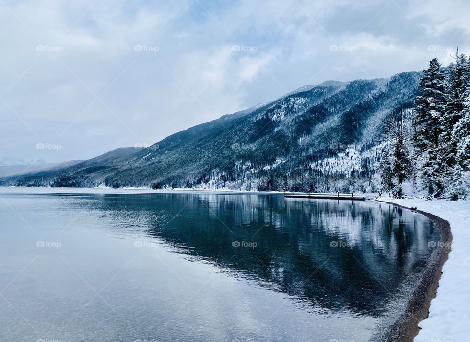Glacier national park , peaceful 