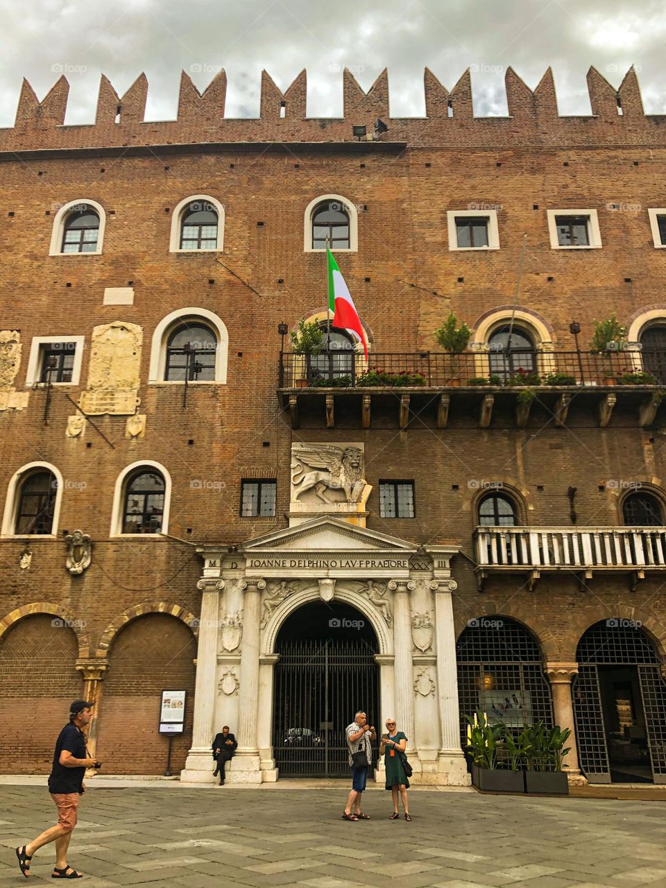 Beautiful old building in Verona Italy