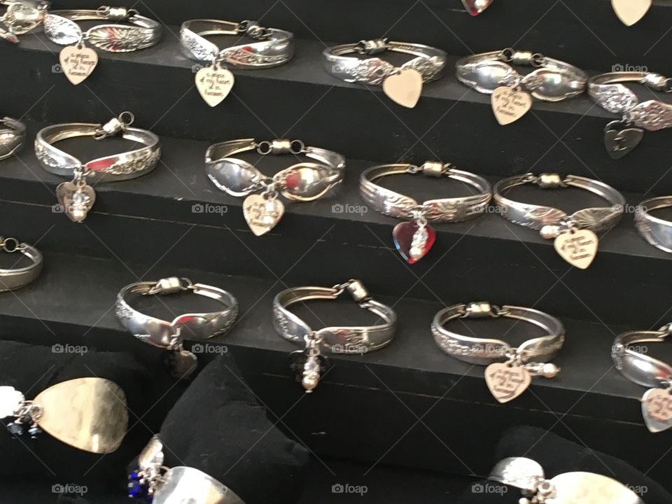 Who doesn’t love shiny things? A good sell at the fair! Lots of pretties! One for you.