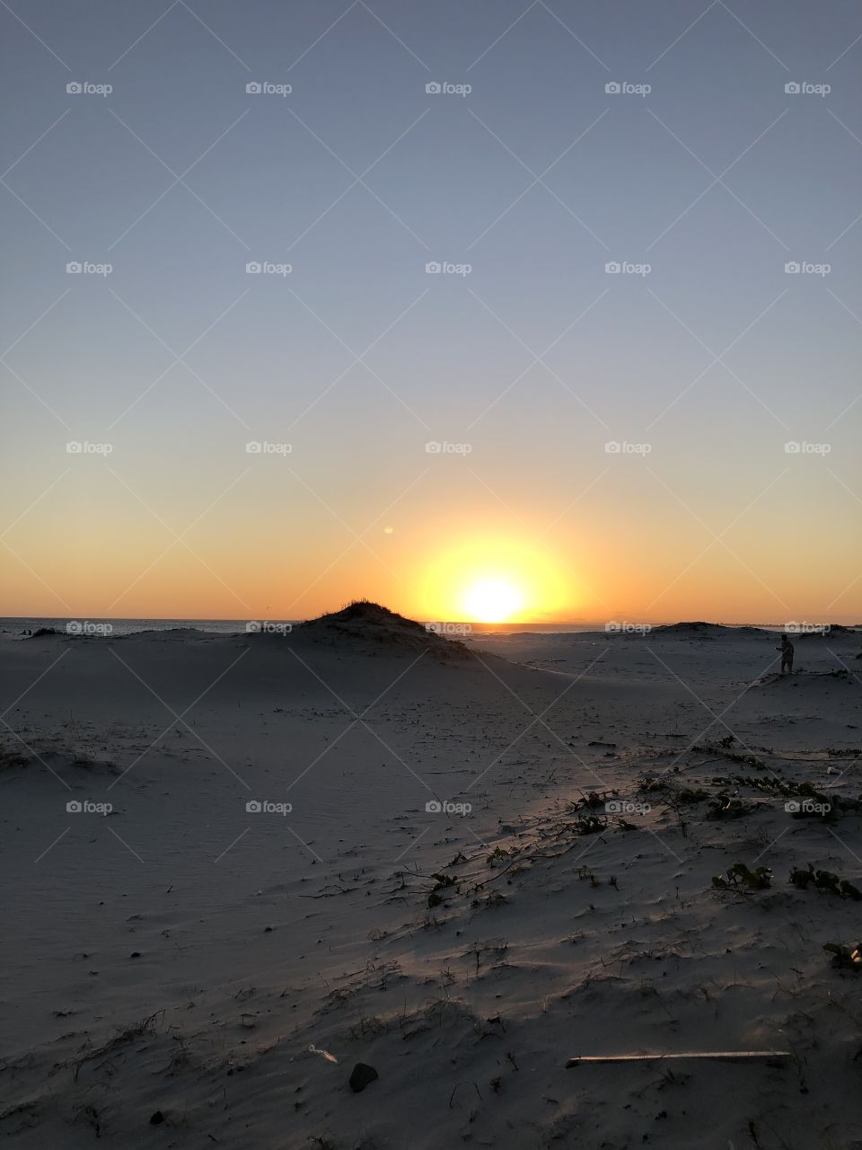 Por do sol. Praia Grande. Arraial do Cabo. Brasil 