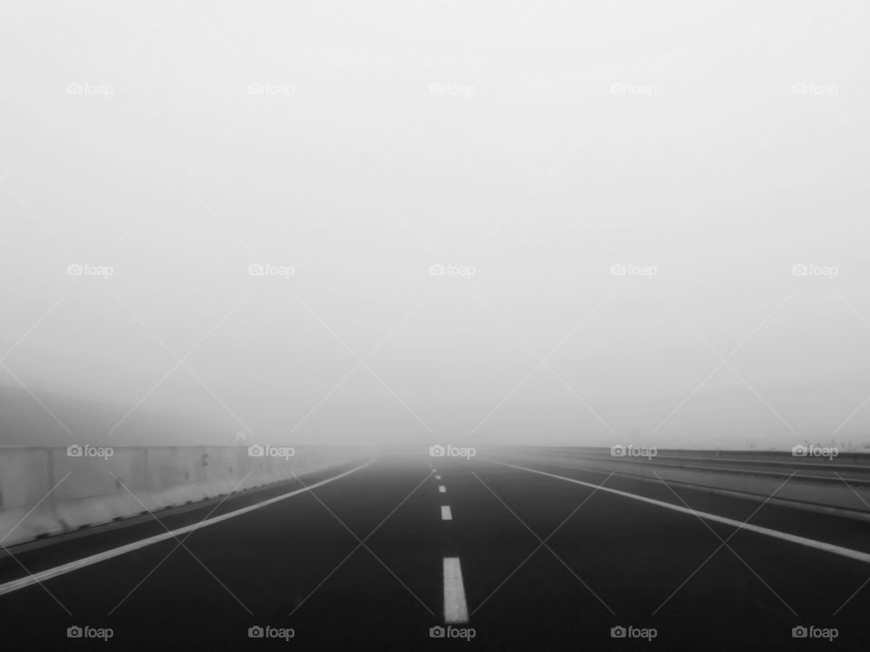 foggy route