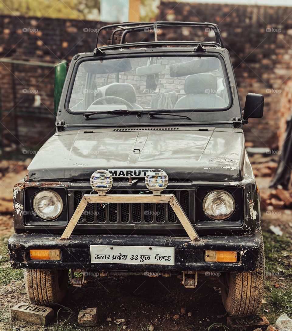 Vintage jeep