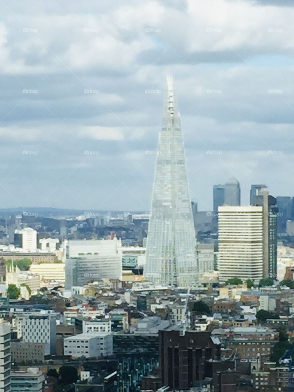 Beautiful view of London in summer