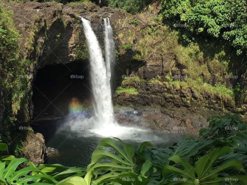 Rainbow falls, Hawaii
