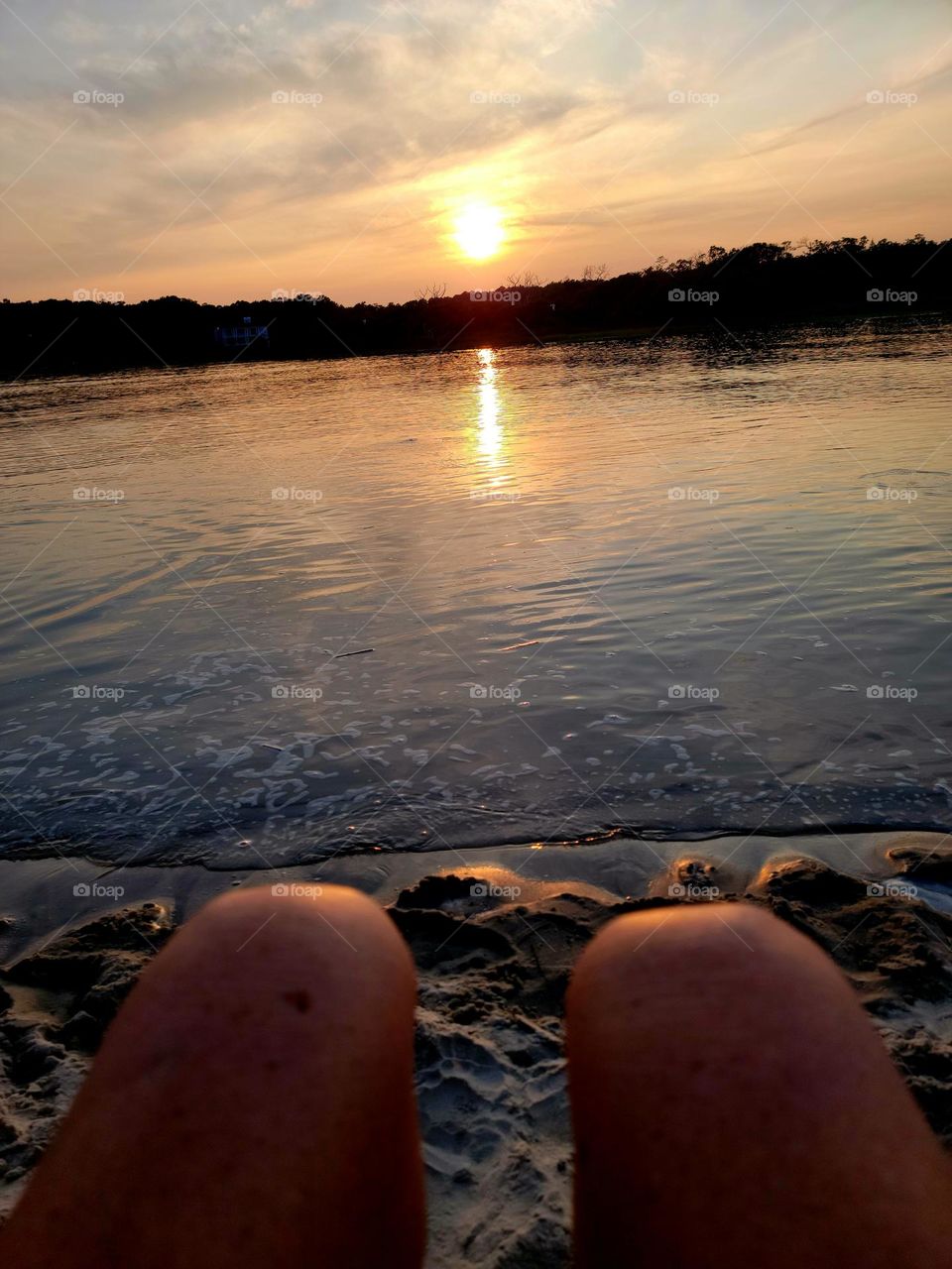 my favorite time of day at the beach is turning to face the sunset on the Salt Marsh
