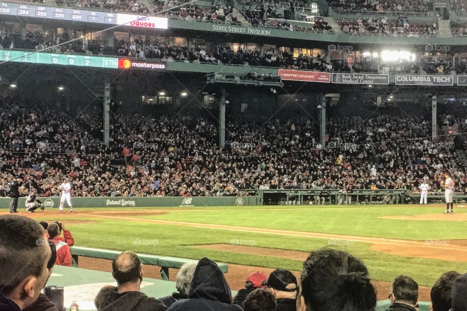 Red Sox vs Orioles at Fenway Park on Star Wars Day. 