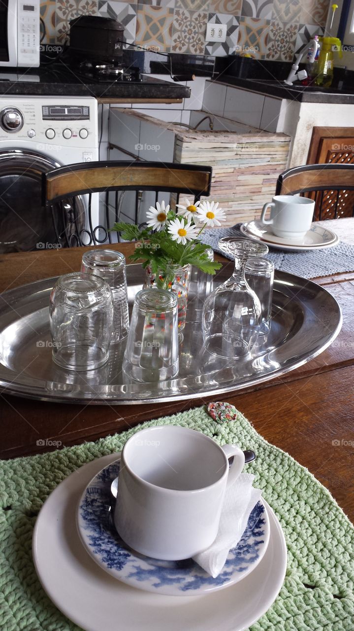 Mesa de café da manhã