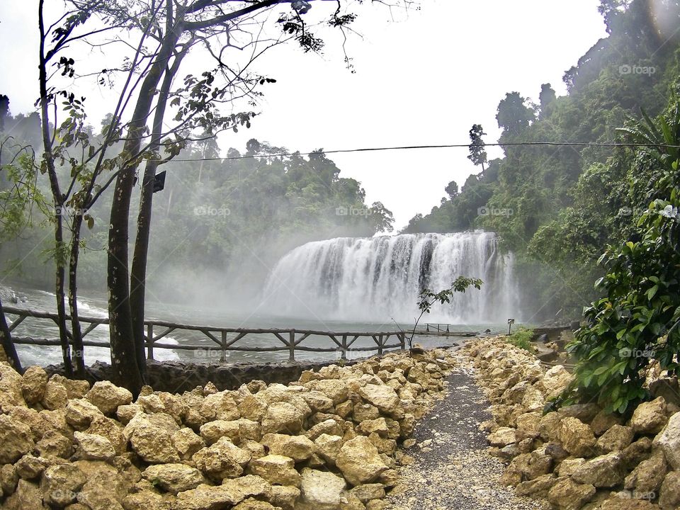 Majestic Tinuy-An Falls in Bislig, Philippines