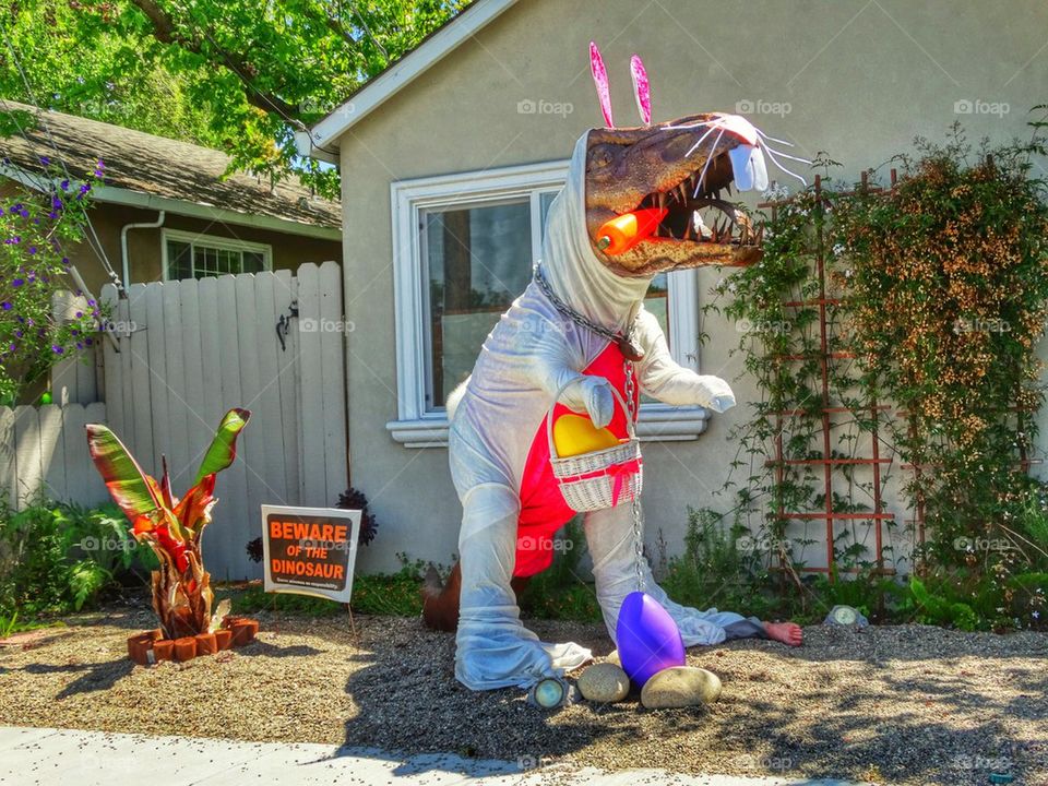 Easter dinosaur