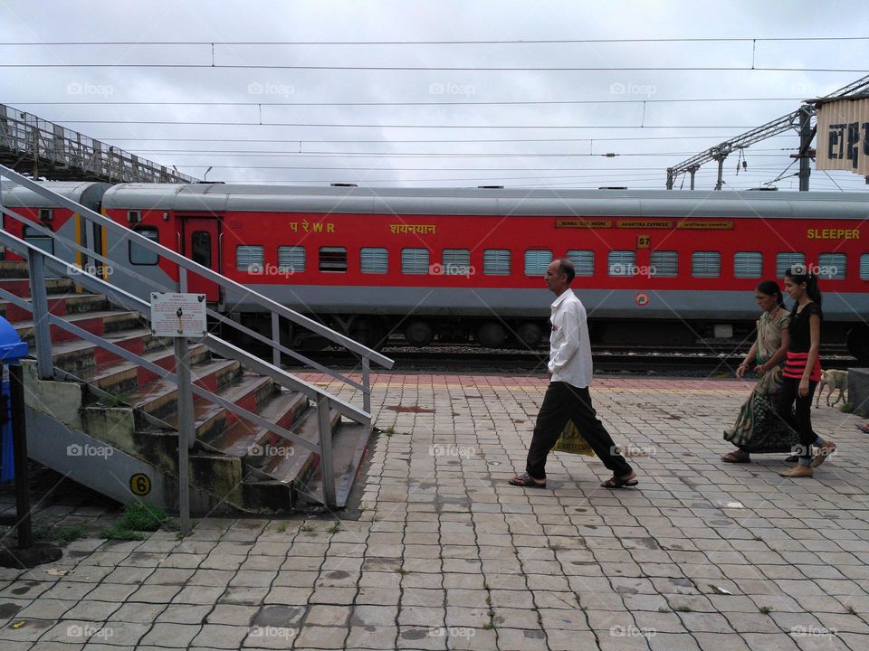 Railway Station / Street Photography / Indian Street / Journey