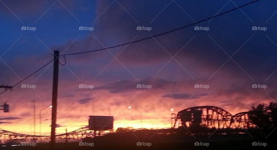 Bridges at Sunset 