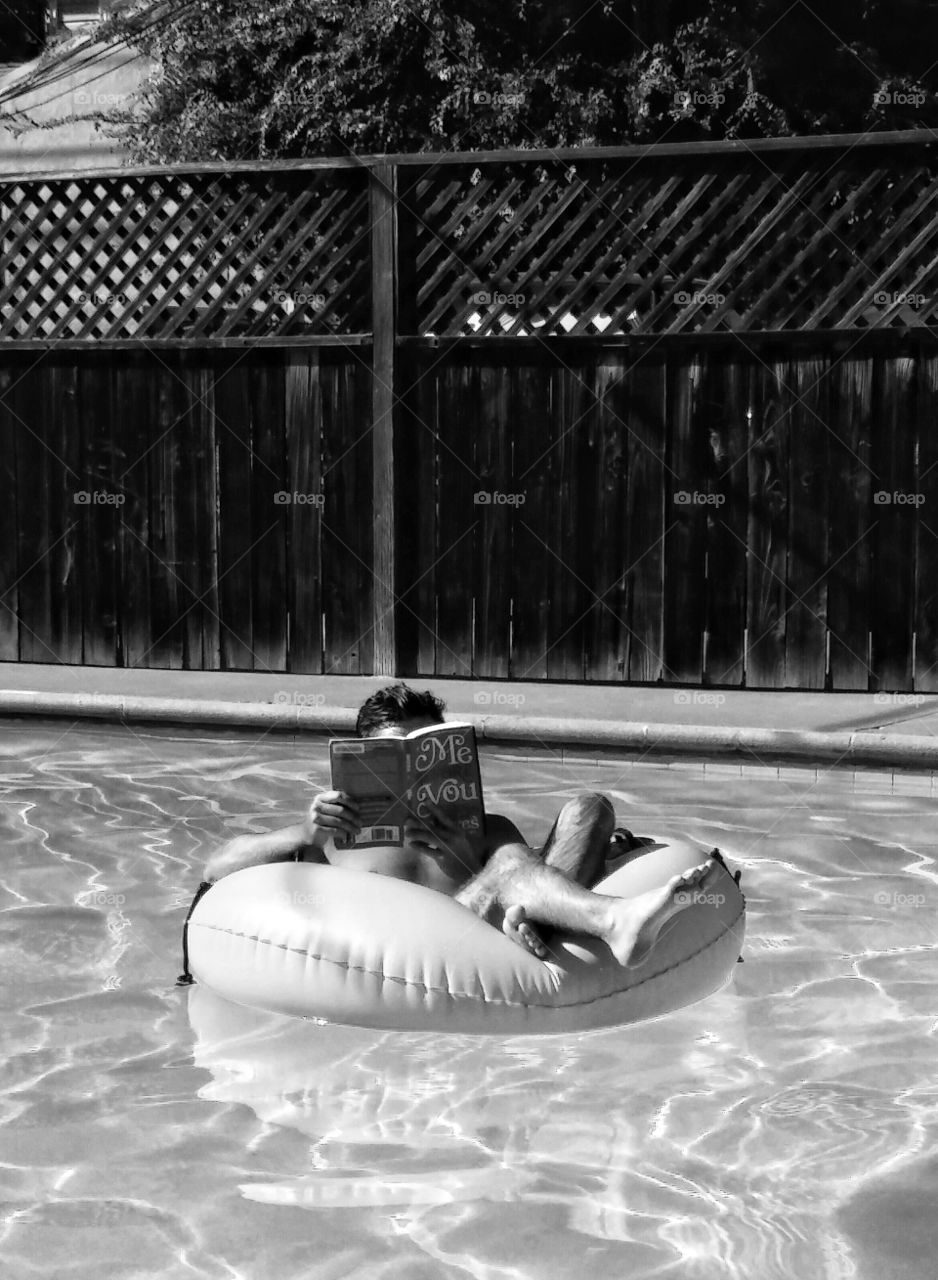 summer fun reading a book