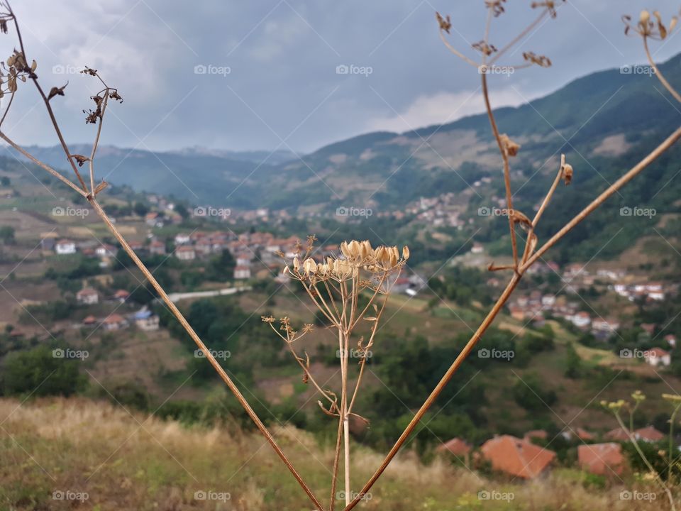 A large Bosnian village of Orahovica in the hills, 24 kilometers away from Zenica