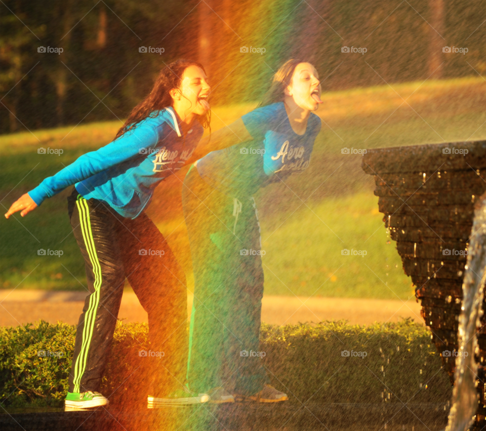 play fun rainbow rain by lightanddrawing