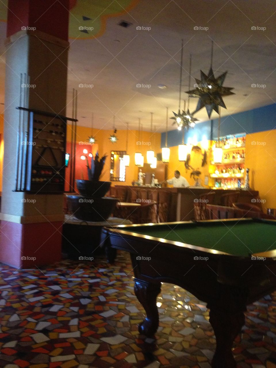 Hotel Billiard Room