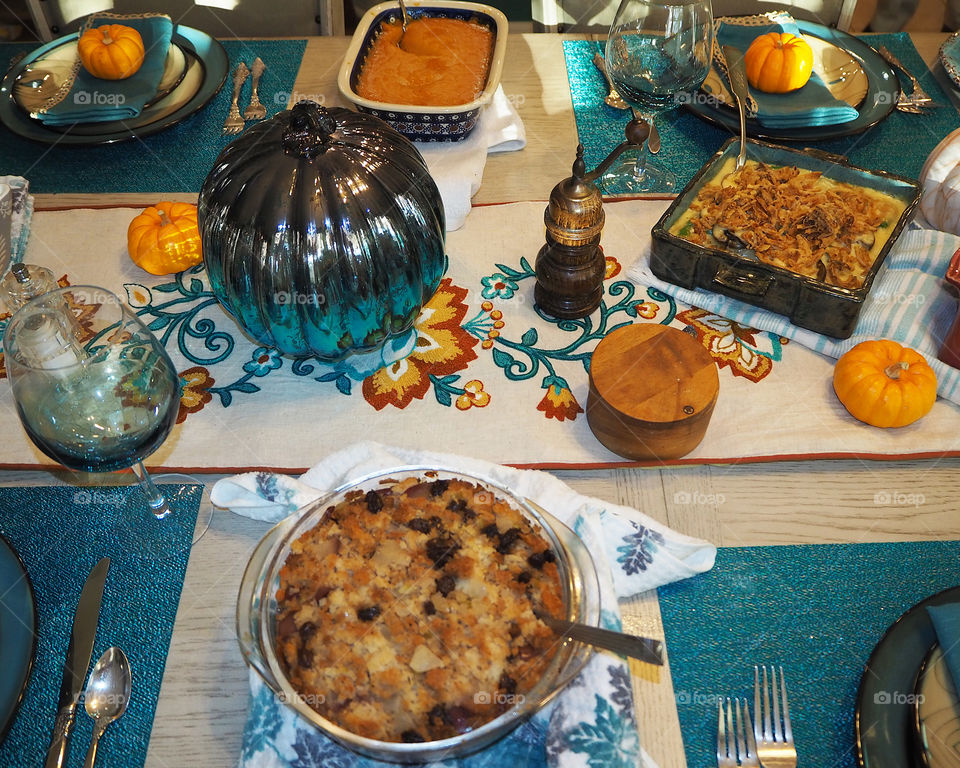 Thanksgiving stuffing and sides