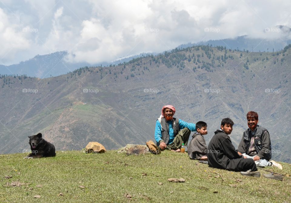 People, Group, Adult, Landscape, Mountain