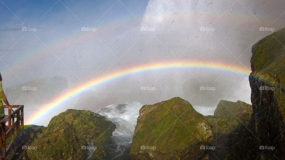 Waterfall rainbow