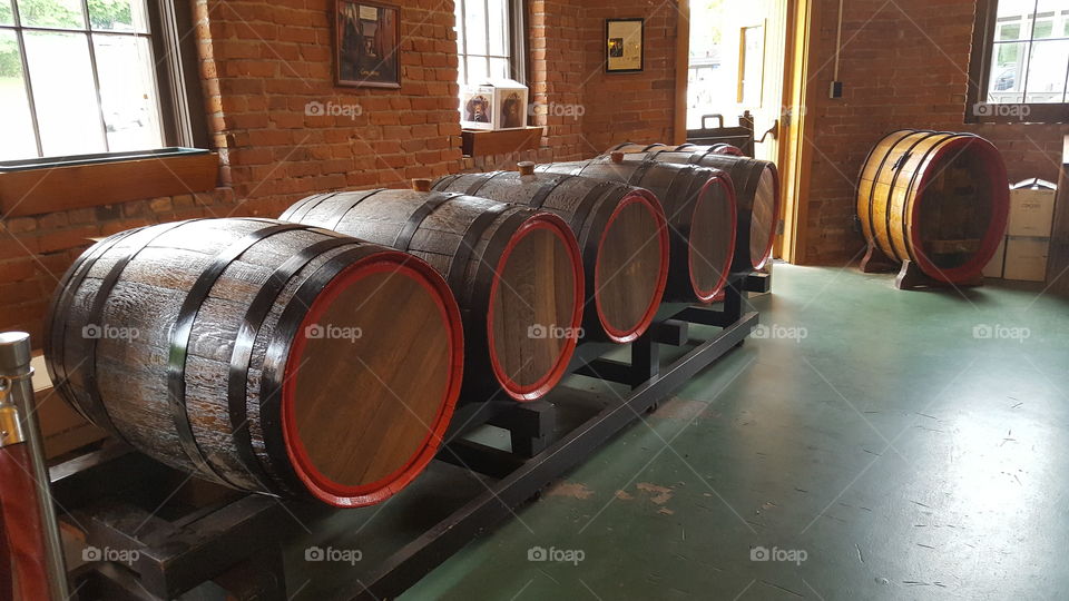 Wine barrels