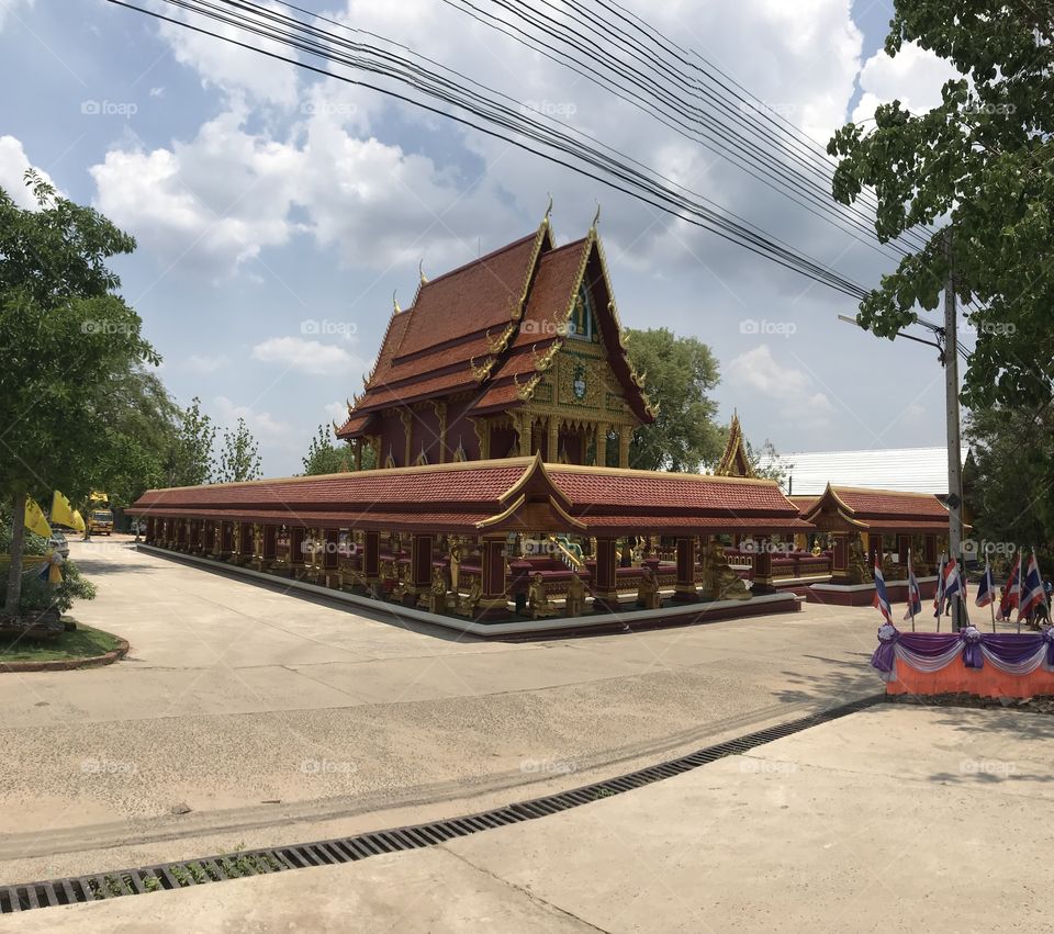 Wat Pri Pattana , Srisaket.