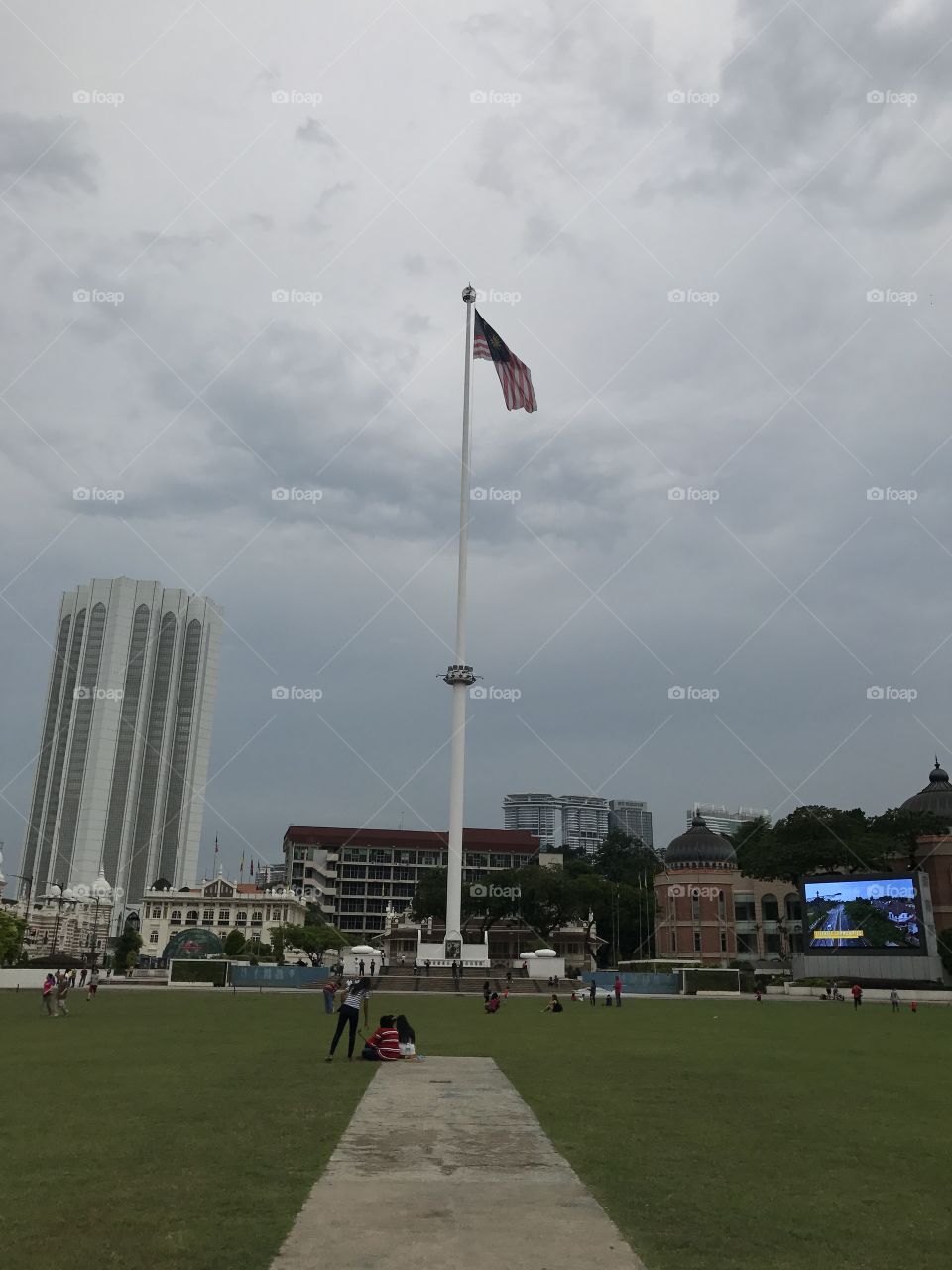 in dataran merdeka kuala lumpur ... our main place 