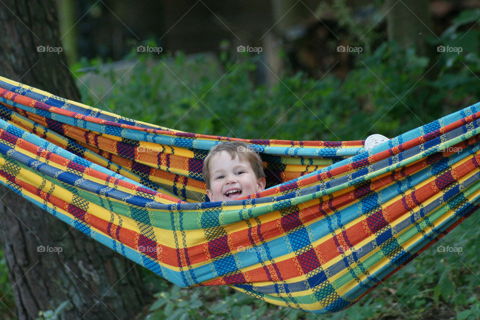 Child in hanmock