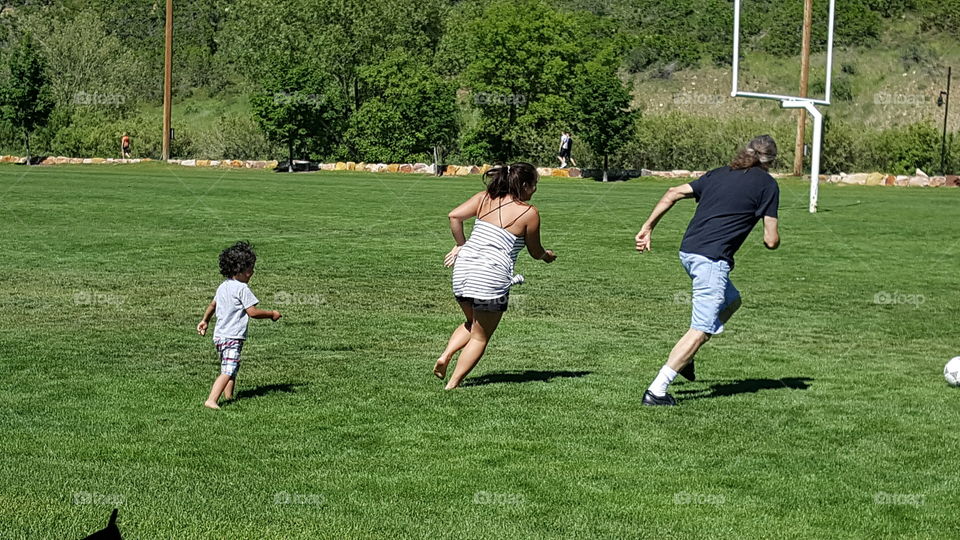 Father's day fun at the park