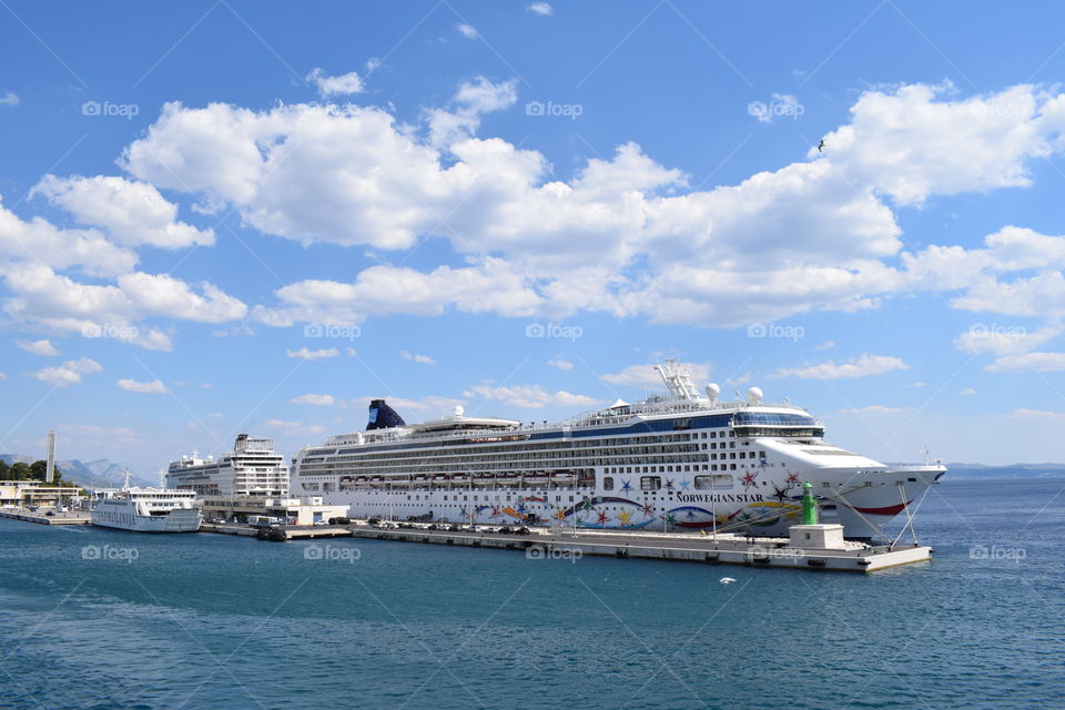 Cruiser in Split, Croatia