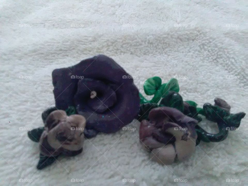Clay Creations. Roses and flowers
