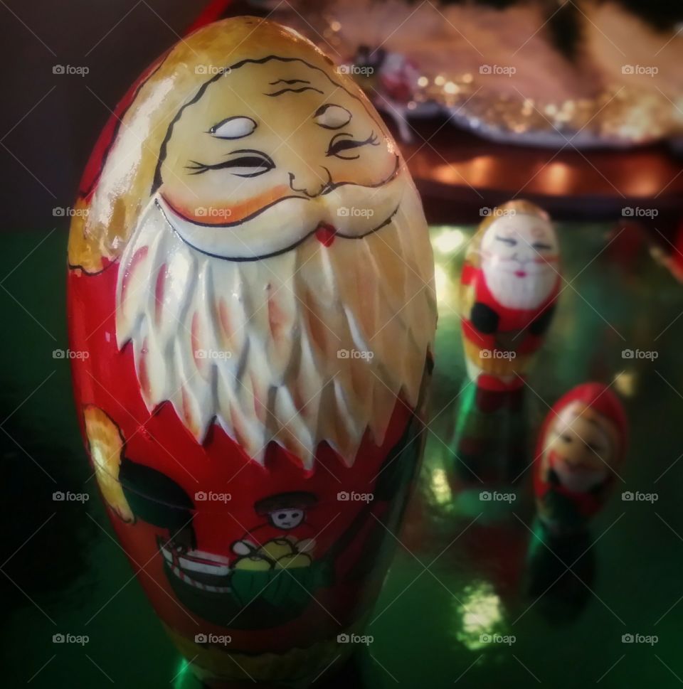 Nesting Doll Santa