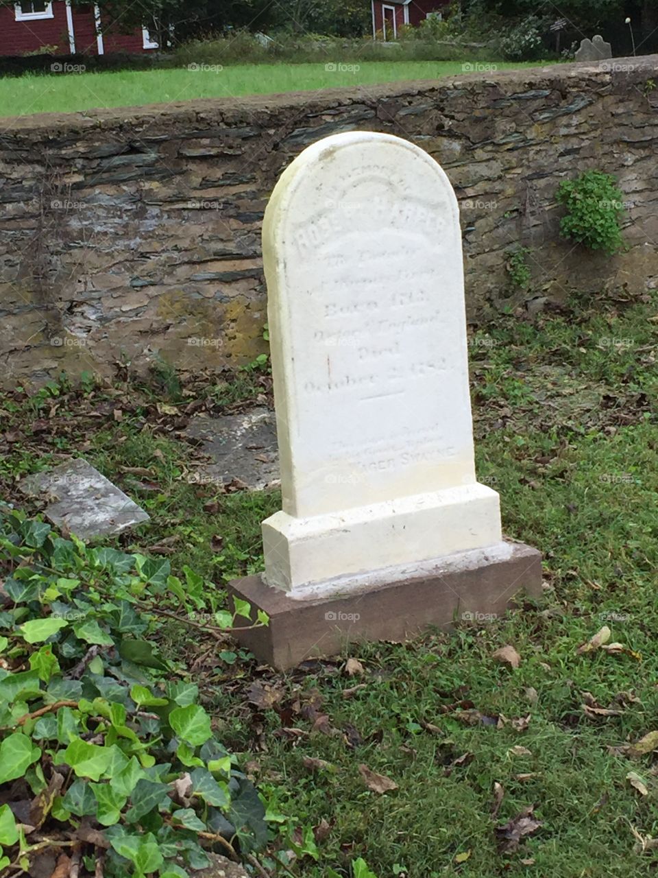 In memory of Robert Harper, Harper’s Ferry’s namesake’s gravesite. 