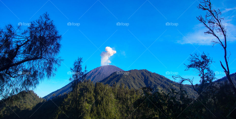 Semeru Volcano