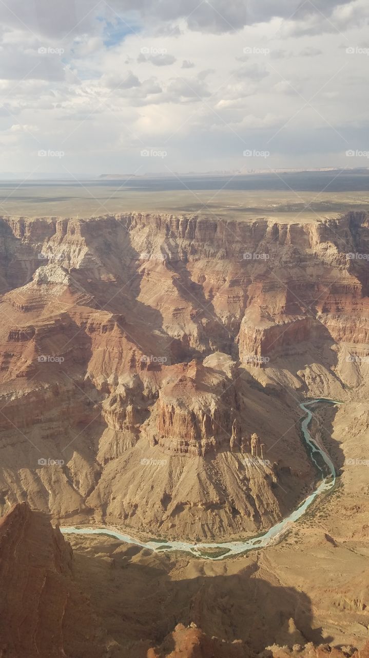Helicopter View of Grand Canyon