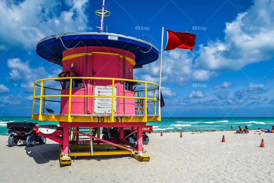 South beach lifeguard tower