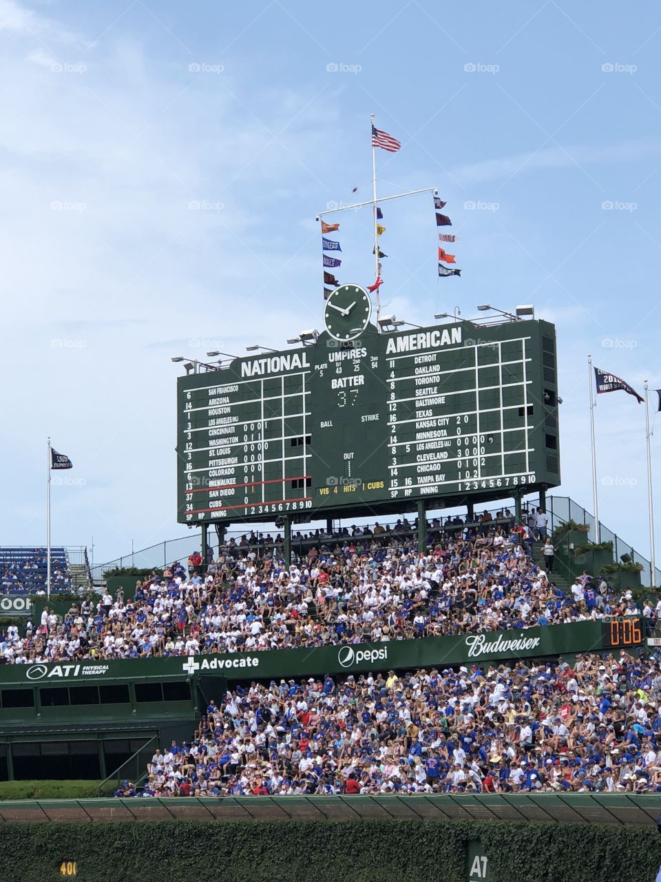 Baseball game supporting my team!