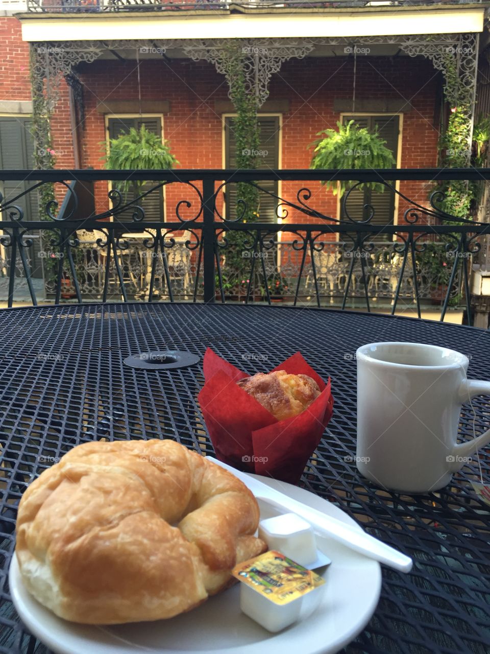 Breakfast with a view