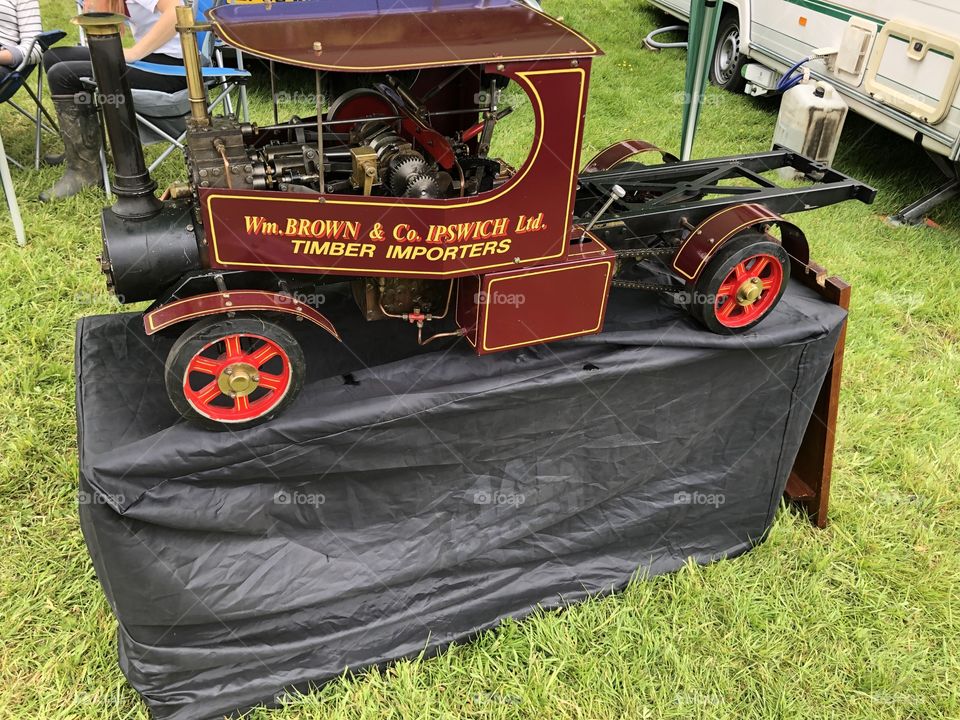 A rather lovely miniature steam engine, found at the Devon County Show 2019
