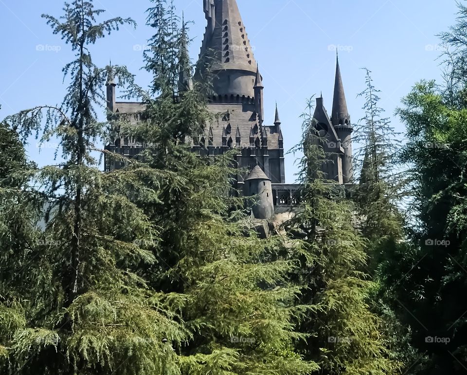 Hogwarts castle at Universal Studios Hollywood