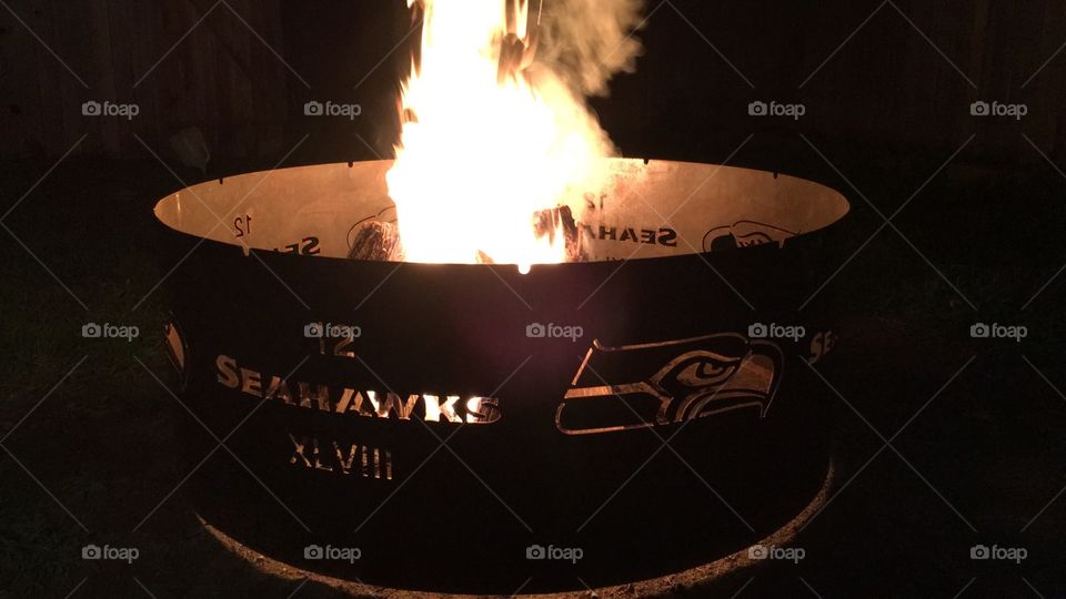 Seattle Seahawks Fire Pit 